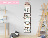 Large wood name sign, nursery name sign, girl name sign, baby room name sign, layered baby name sign, boy name sign, cut out sign